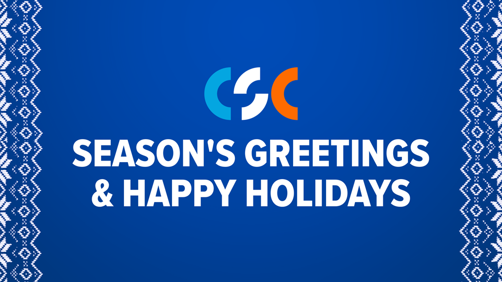 Seasons greetings and thank you from CSC!